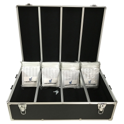 Checkoutstore Black Aluminum Cd/dvd Hanging Sleeves Storage Box (holds 1000 Discs)