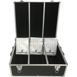 Checkoutstore Black Aluminum Cd/dvd Hanging Sleeves Storage Box (holds 600 Discs)