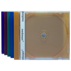 10 Standard Assorted Color Cd Jewel Case