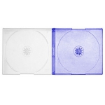 SLIM PURPLE Color Double CD Jewel Cases