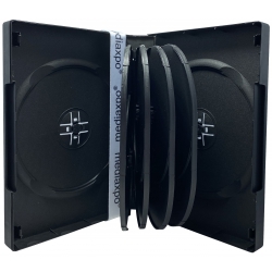 10 Black 10 Disc Dvd Cases