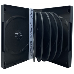 100 Black 12 Disc Dvd Cases