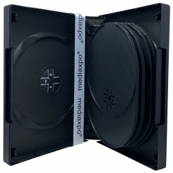 10 Black 9 Disc Dvd Cases