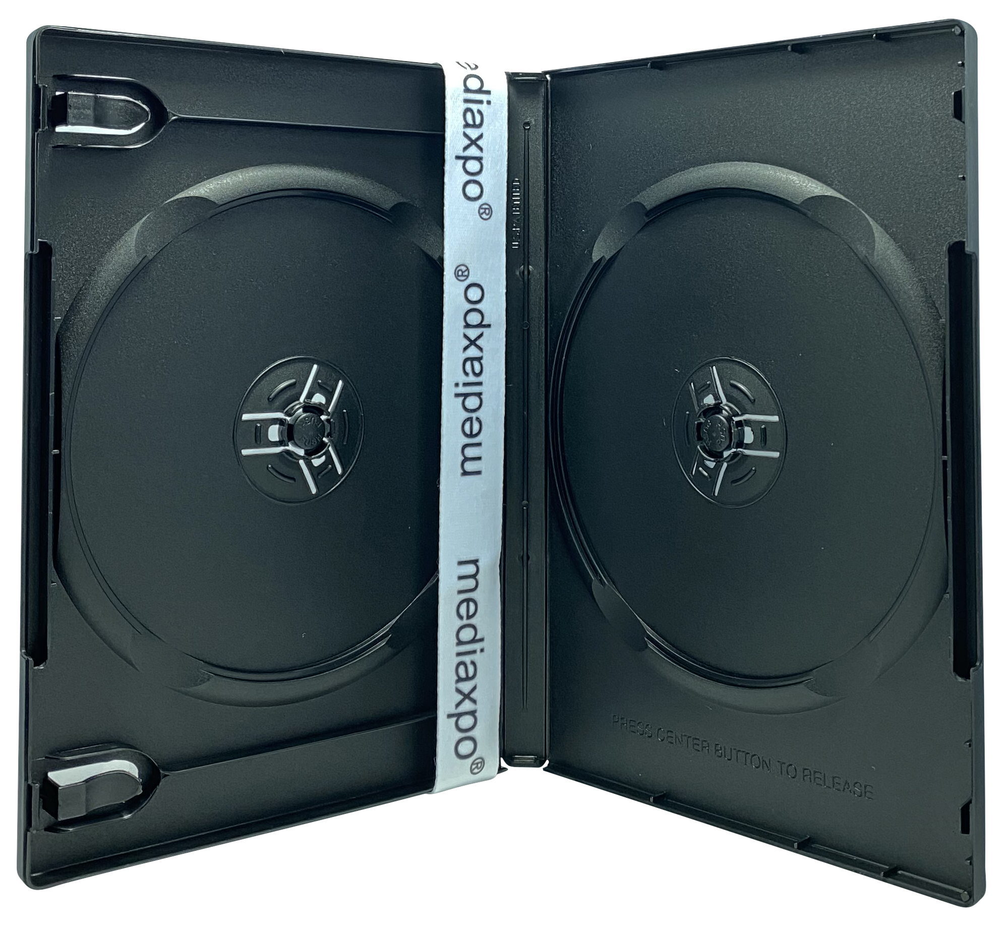 25 PREMIUM STANDARD Black Double DVD Cases (100% New Material)