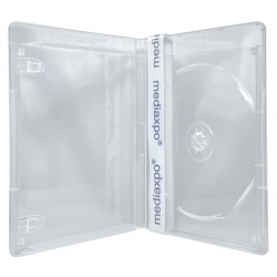 100 Premium Clear Blu-ray Single Dvd Cases 14mm