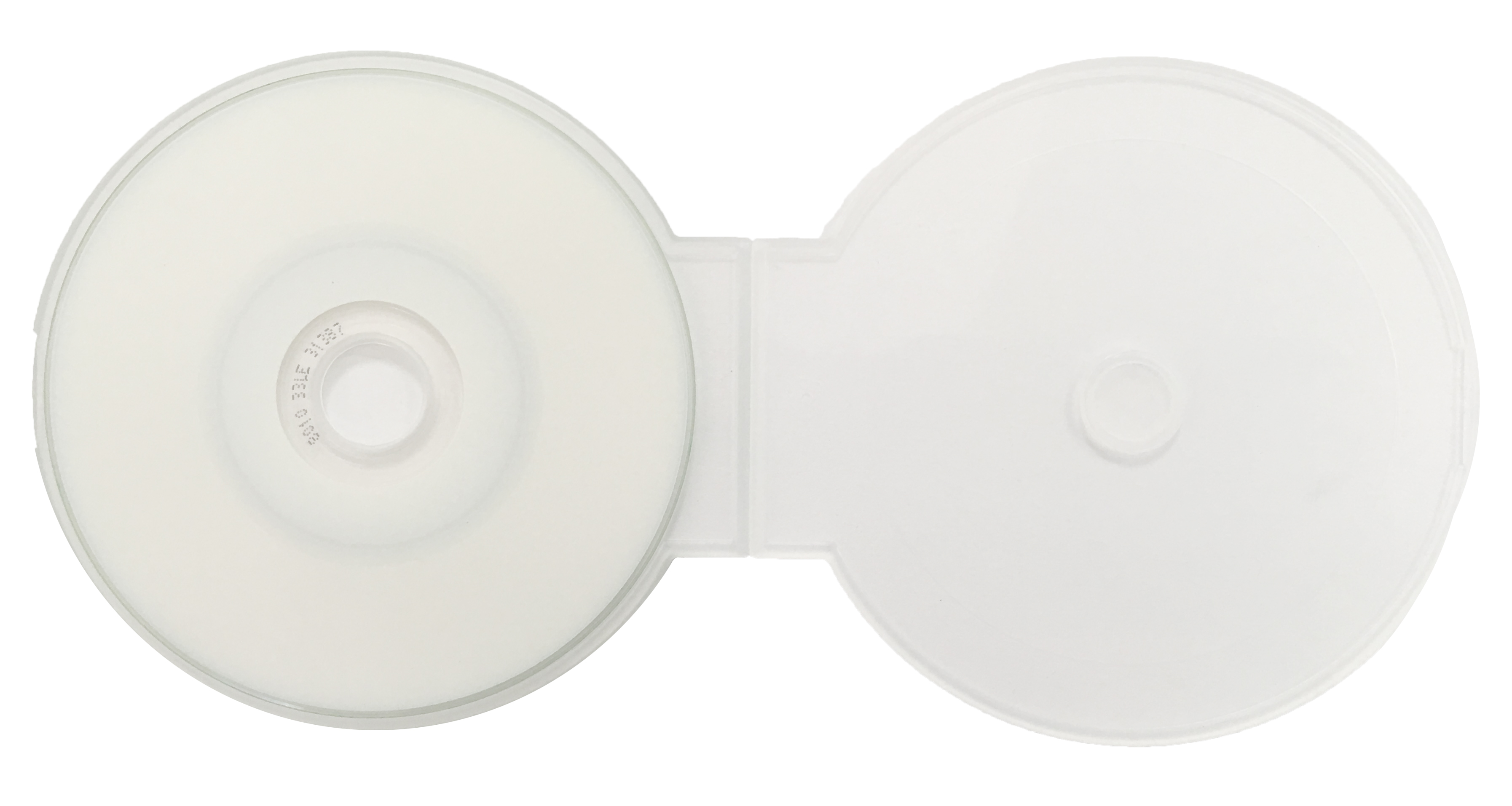 Clear MINI 8cm ClamShell CD DVD Case