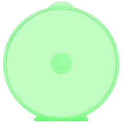 100 Green Color Round Clamshell Cd/dvd Case With Lock