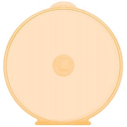 100 Orange Color Round Clamshell Cd/dvd Case With Lock
