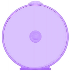 100 Purple Color Round Clamshell Cd/dvd Case With Lock