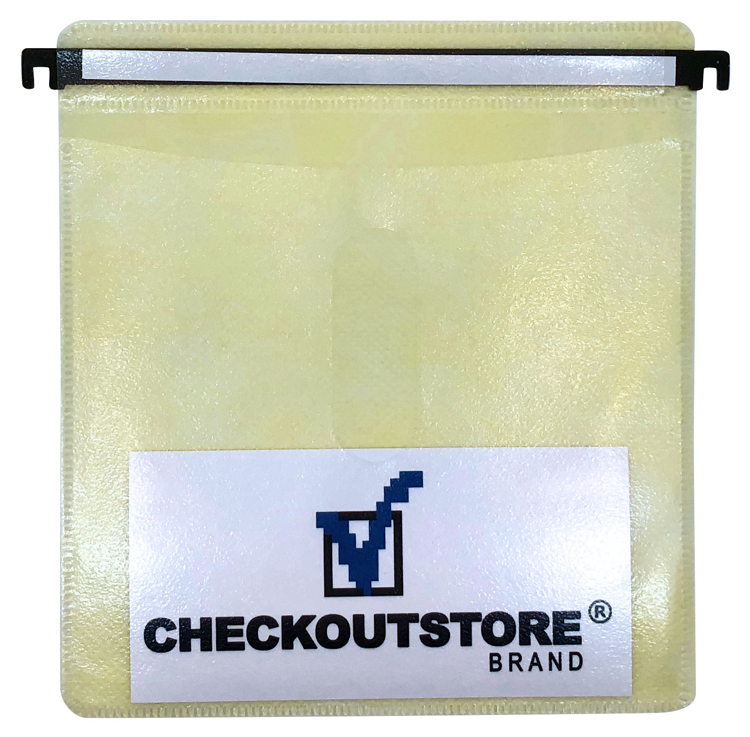 5000 CD Double-sided Refill Plastic Hanging Sleeve Yellow