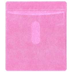 100 Cd Double-sided Plastic Sleeve Pink