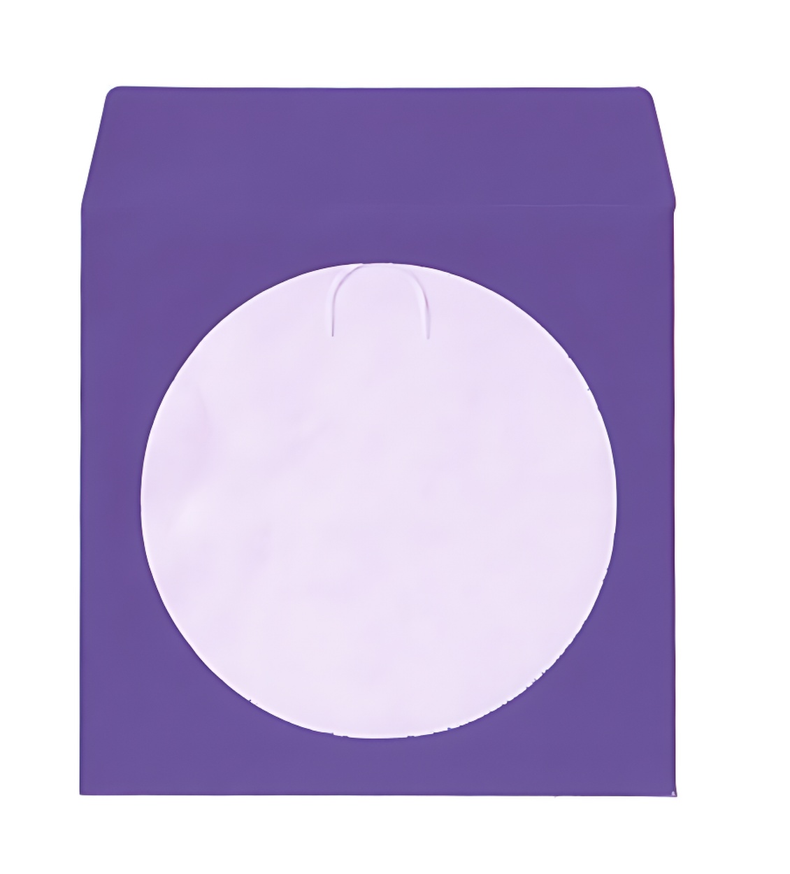 1000 Purple Color Paper CD Sleeves with Window & Flap