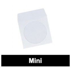 500 Mini Paper Cd Sleeves With Window & Flap