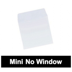 500 Mini Paper Cd Sleeves With Flap (no Window)