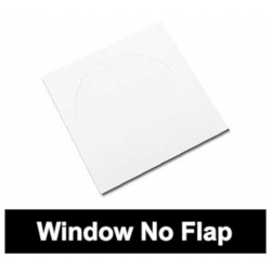 500 Paper Cd Sleeves With Window (no Flap)
