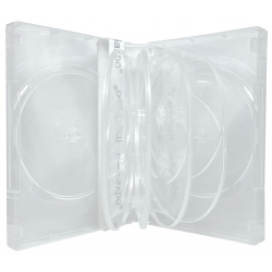 100 Clear 10 Disc Dvd Cases