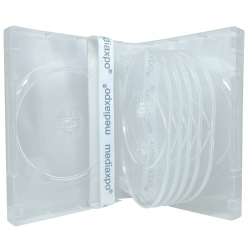 10 Clear 12 Disc Dvd Cases