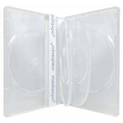 100 Clear 6 Disc Dvd Cases