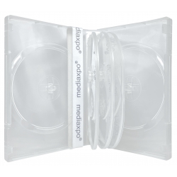 10 Clear 8 Disc Dvd Cases