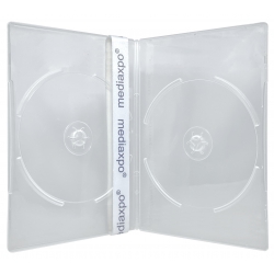 1000 Slim Clear Double Dvd Cases 7mm