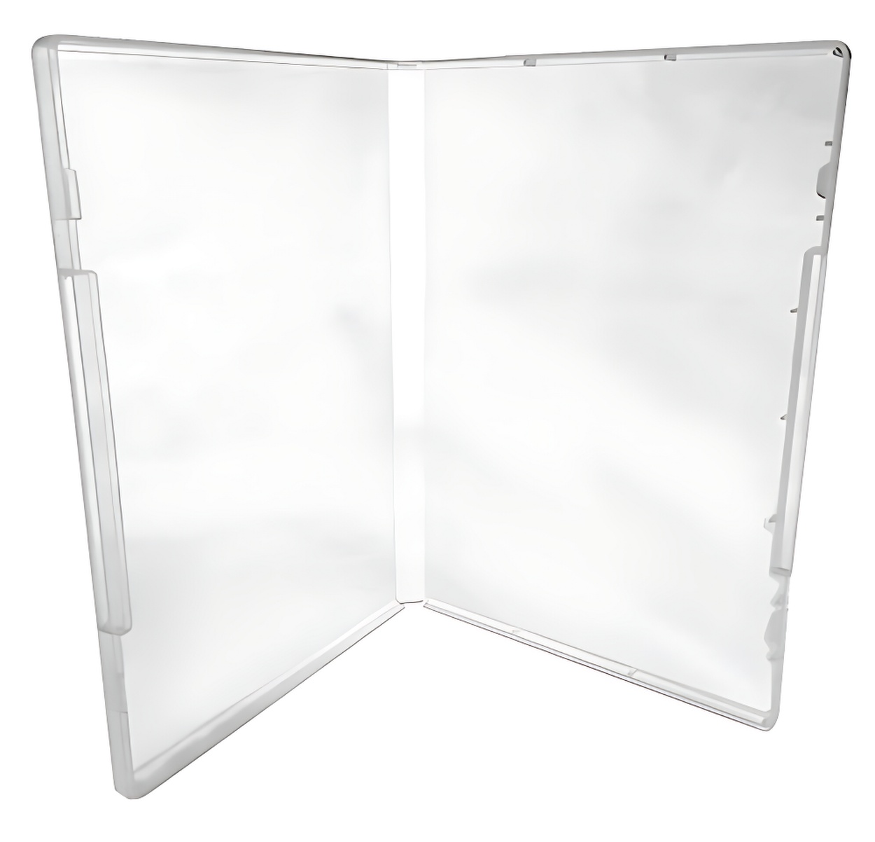 6 Clear Storage Cases 14mm for Rubber Stamps No Tabs (No Hub)