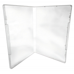 600 Clear Storage Cases 14mm For Rubber Stamps No Tabs (no Hub)