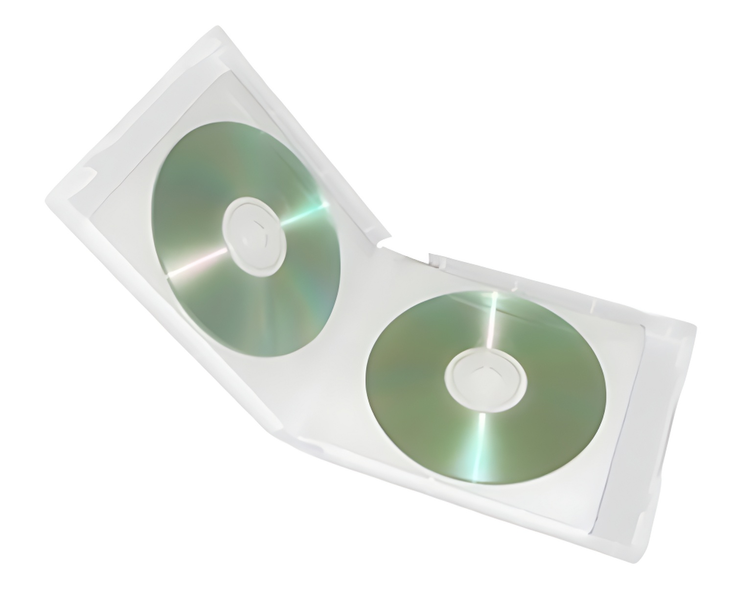 50 Clear 12 Discs VCD PP Poly Binder Sleeve Cases