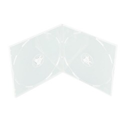 1000 Slim Clear Double Vcd Pp Poly Cases 5mm