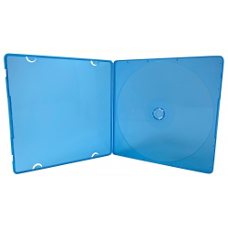 100 Slim Blue Color Single Vcd Pp Poly Cases 5mm