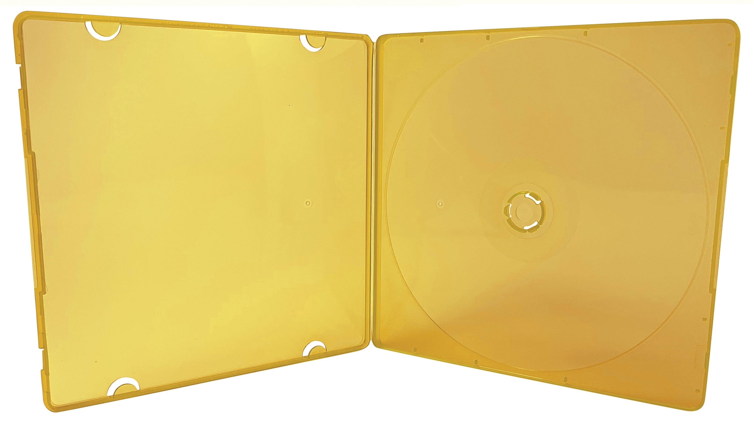 400 SLIM Orange Color Single VCD PP Poly Cases 5MM