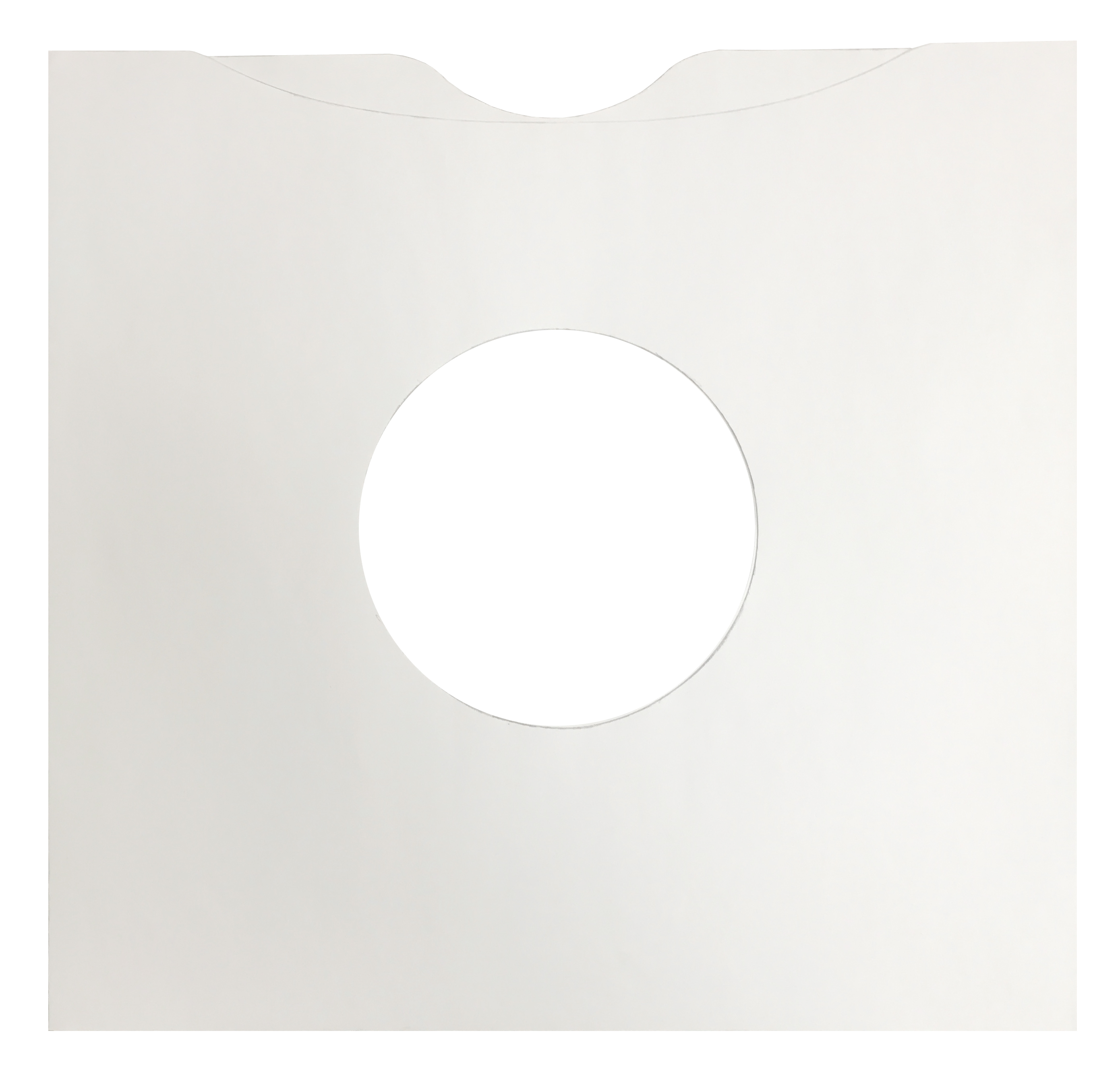 CheckOutStore Paper Record Sq Corners With Hole for 10" Vinyl Records (Inner Sleeves)