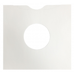 100 Checkoutstore Paper Record Inner Sleeves Sq Corners With Hole For 10" Vinyl Records