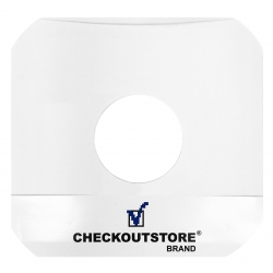 300 Checkoutstore Paper Record Inner Sleeves Round Corners With Hole For 10" Vinyl Records