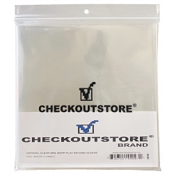 5000 Checkoutstore Crystal Clear Plastic Bopp Outer Sleeves For 12" Vinyl 33 Rpm Records