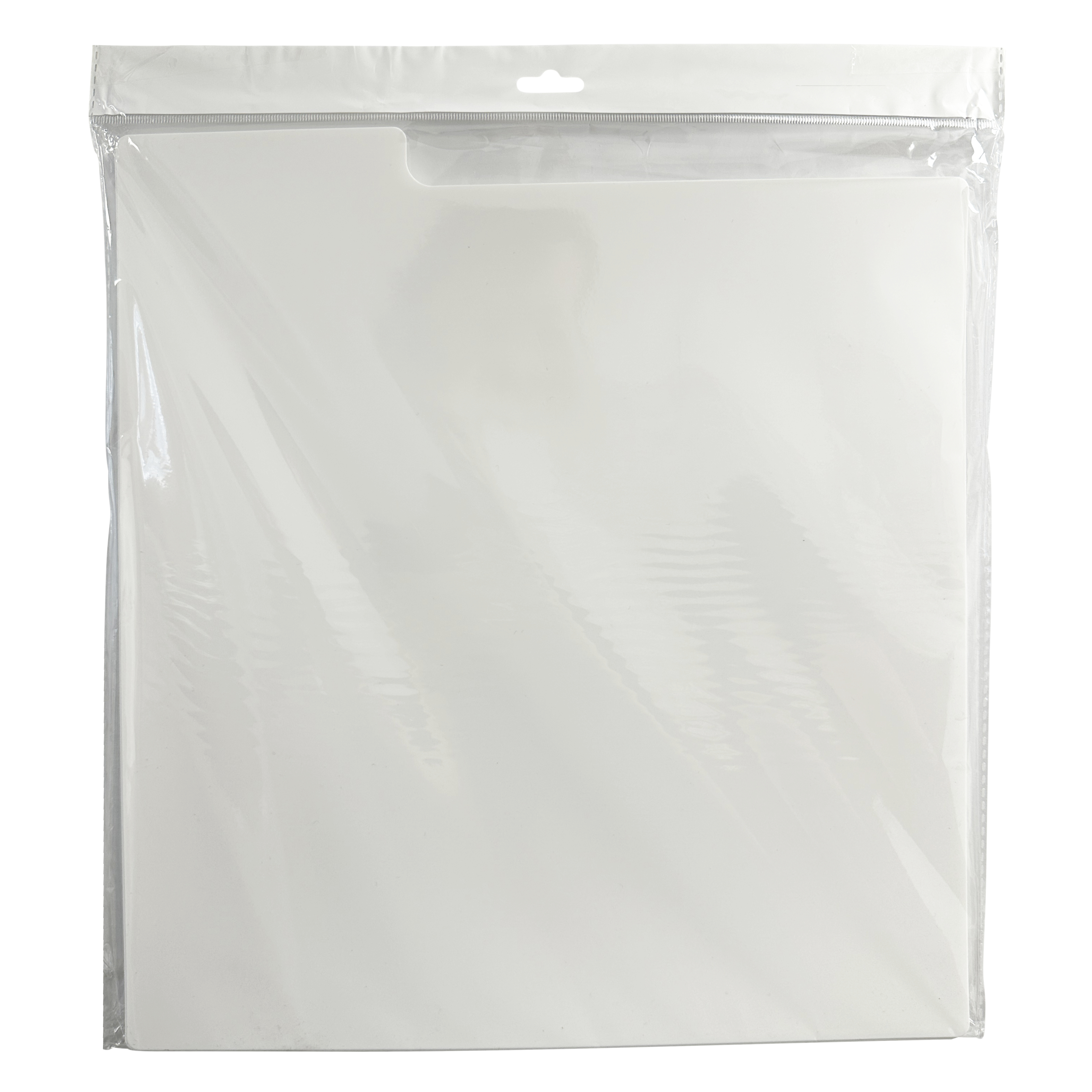 CheckOutStore White Plastic Record Dividers 12 1/2 x 13 7/8 (Tall) for 12" LP Vinyl 33 RPM Albums
