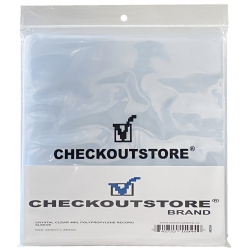 50 Checkoutstore Crystal Clear Plastic Opp Outer Sleeves For 12" Vinyl 33 Rpm Records 4 Mil