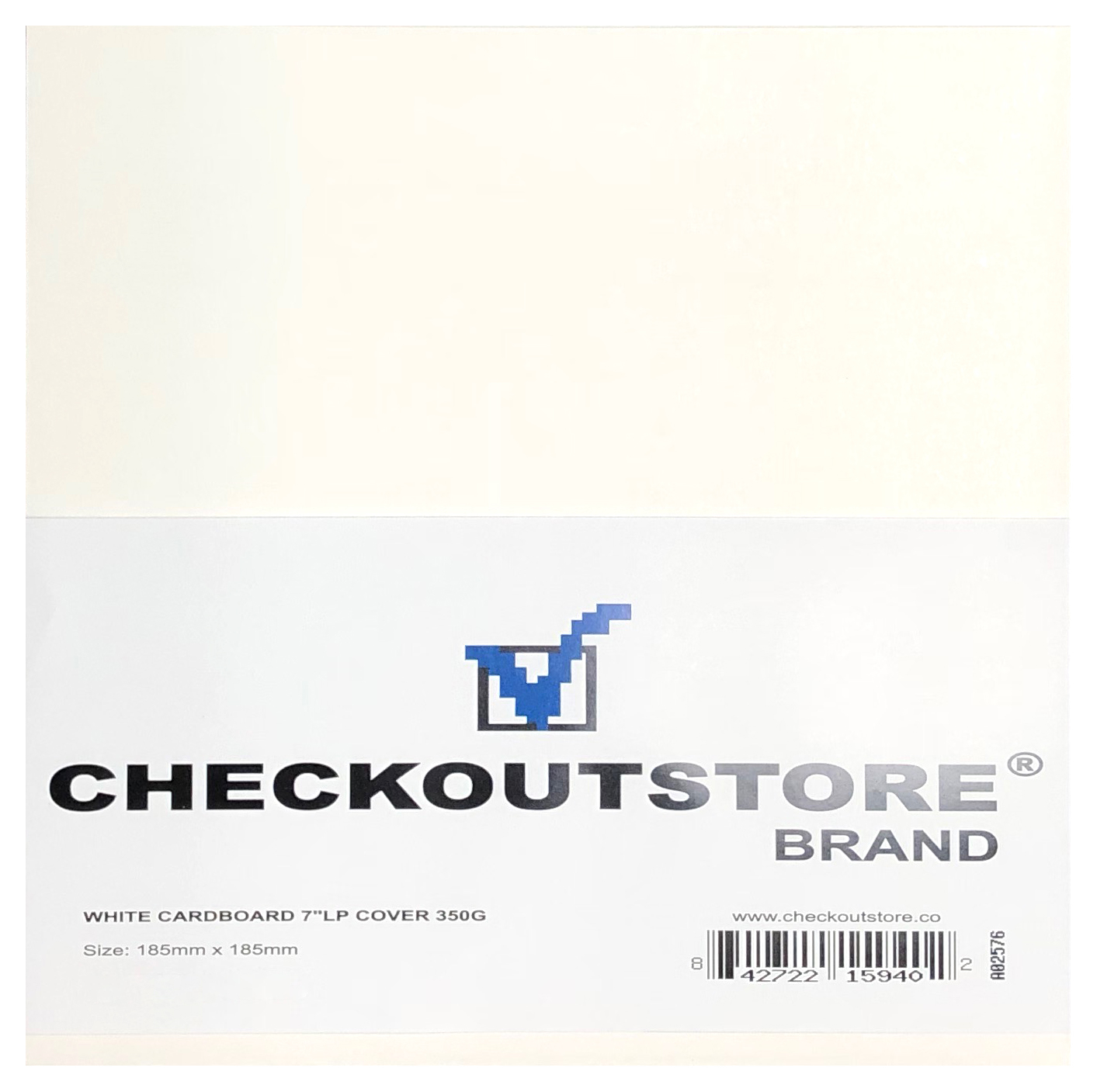 CheckOutStore Cardboard Jackets Cover for 7" Vinyl 45 RPM Records