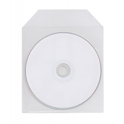 100 Cpp Clear Plastic Sleeve With Flap