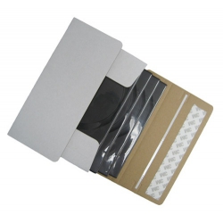 10 Dvd Cardboard Box Self Seal Mailers (ship 1-4 Dvds In Dvd Cases)