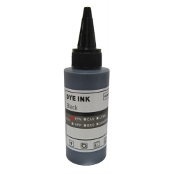 Black Bulk Dye Refill Ink 100ml For Epson