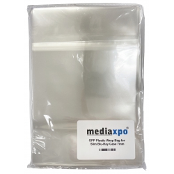 500 Opp Plastic Wrap Bag For Slim Blu-ray Case 7mm