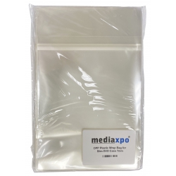 1000 Opp Plastic Wrap Bag For Slim Dvd Case 7mm