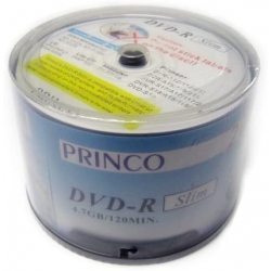 720 Princo 24x Dvd-r 4.7gb Logo Top Slim