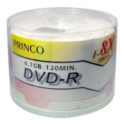 100 Princo 8x Dvd-r 4.7gb White Top