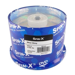 500 Spin-x 16x Dvd-r 4.7gb Shiny Silver