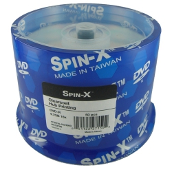 200 Spin-x 16x Dvd-r 4.7gb Clear Coat