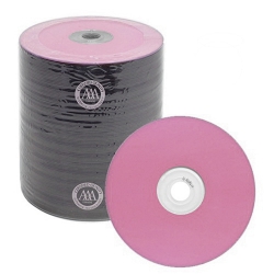 100 Spin-x Diamond Certified 48x Cd-r 80min 700mb Pink Color Top Thermal