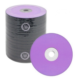 100 Spin-x Diamond Certified 48x Cd-r 80min 700mb Purple Color Top Thermal