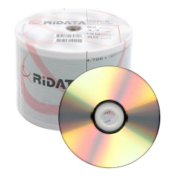 50 Ritek Ridata 8x Dvd-r 4.7gb Silver Matte