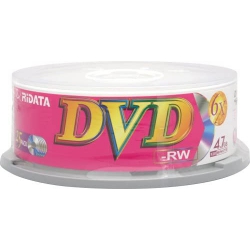 25 Ritek Ridata 6x Dvd-rw 4.7gb
